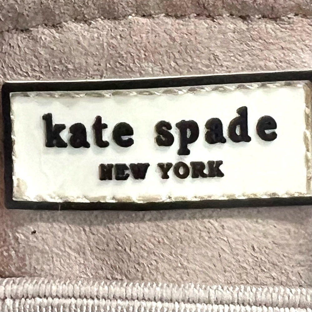 Kate Spade New York Lance Ruffle Trim Gray Taupe Slip On Sneakers Women’s 7 - Picture 14 of 15